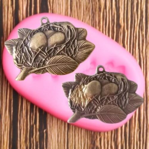 Sugarcraft Birds Silicone Molds Birds Nest Fondant Cake Decorating Tools Polymer Clay Soap Mold Candy Chocolate Moulds