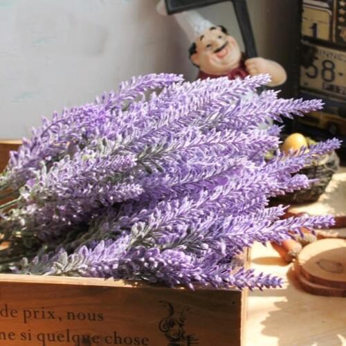 Romantic Provence decoration lavender flower silk artificial flowers grain decorative Simulation of aquatic plants fake flowers