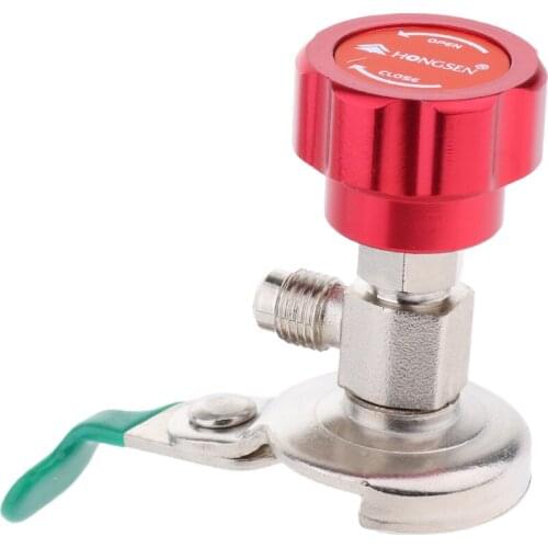 Universal Air AC Can Tap Valve Bottle Opener Tool with Red Cap