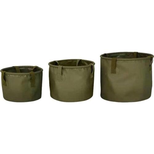 Folding Bucket Waterproof Foldable Bucket Portable Travel Foldable Basin Camping Hiking Storage Bucket PVC Leak-proof Fishing