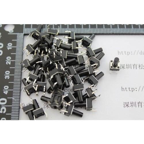 6 * 6 * 10.5 Micro Switch Tact Switch Key Switch Free Shipping 100pcs Free Shipping
