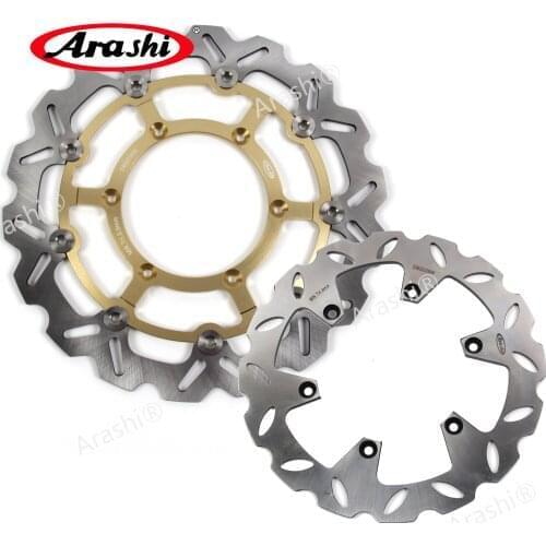 ARASHI DRZ SM 400 2005-2020 CNC Floating Front Rear Brake Rotors Accessories Brake Disc DRZ 400 SM 2005 2006 2007 2008 2009