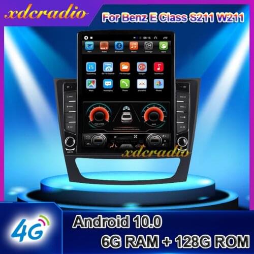 Xdcradio 9.7" Android 10.0 Tesla Style For Mercedes Benz E Class S211 W211 CLS C219 Car Radio Multimedia Player GPS Navigation