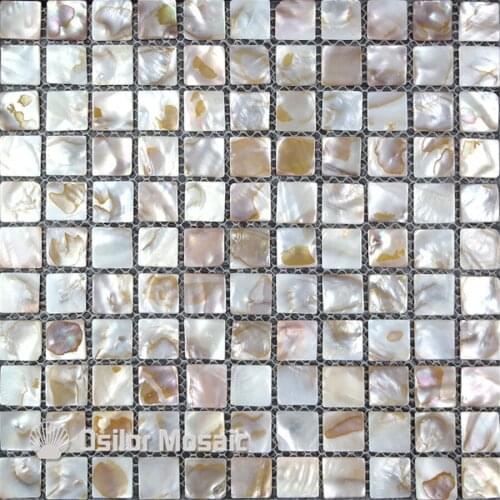 Free shipping natural dapple color 100% Chinese freshwater shell mother of pearl mosaic tile for interior house decoration tiles