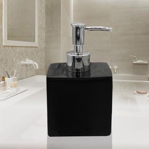 1 Piece Fashion Resin Soap Dispenser Hand Liquid Soap Dispenser Bathroom Pump Storage Bottle Cosmetics Travel Bottle 5 Color