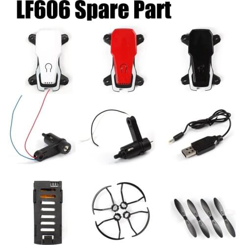 LF606 Body Cover Battery USB Charger Propeller Protection Guard Front Rear Motor Suit for Mini Drone LF606 JD-16 D2 SG800 M11