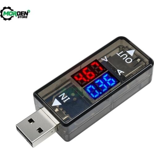 Digital USB Mobile Power Charging Current Voltage Tester Meter Mini USB Charger Doctor Voltmeter Ammeter LED Display