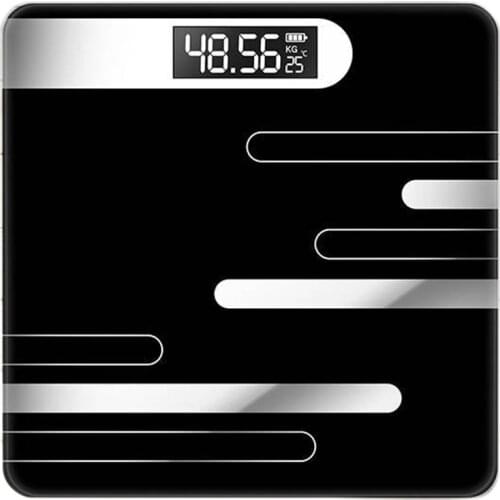 Body Fats Scale LCD Display Glass Smart Electronic Scales Bathroom Body Floor Scales Digital Body Weight Scale