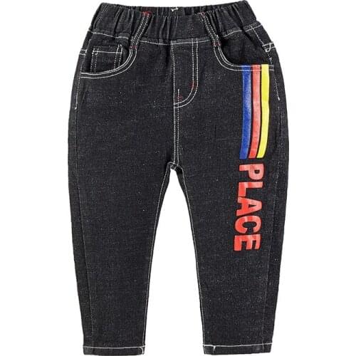 New Spring Kids Pants Girls Baby Boys Jeans Casual Children Jeans for Boys Kids Casual Denim Pants Toddler Kids Clothing 2-8Y