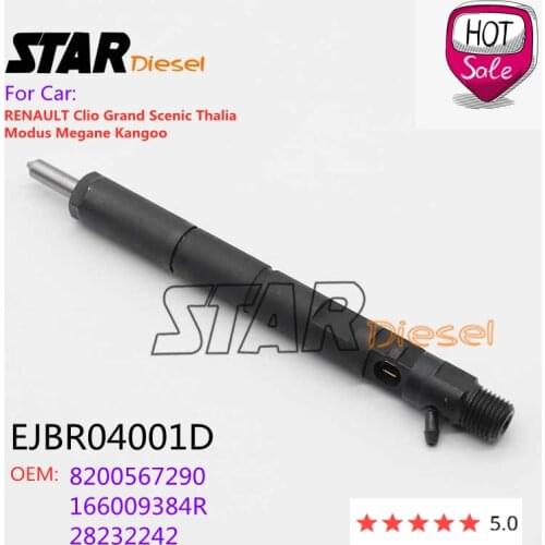 EJBR04001D Injector Assy OEM 8200567290 28232242 166009384R For RENAULT Clio Grand Scenic Thalia Modus Megane Kangoo