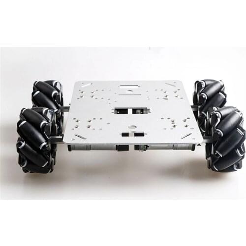 Mecanum Wheel Smart Car Chassis Kit 4WD Omni-Directional Mobile Robot Platform 4pcs High Torque Motor For Drift/ AGV