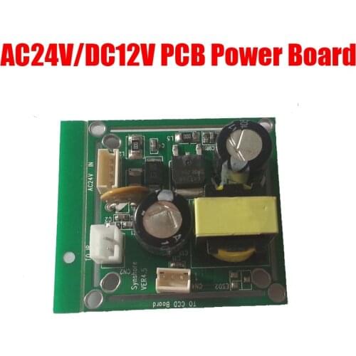 38*38 & 32*32 AC24V/DC12V Dual Power Board Module for CCTV Camera Use, 300MA Power Supply Maximum Output Power