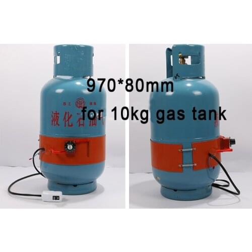 220v 80mm(Width)*970mm(Length) 10kg liquefied gas bottle silicon Rubber heating belt gas tank heating tape gas can heater band