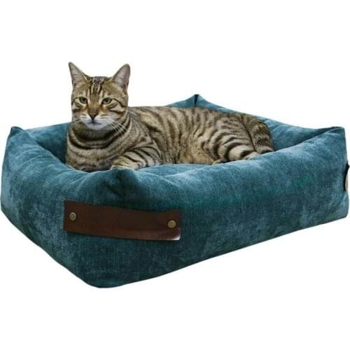 The New Velvet Non-slip Pet Litter Green Thickened Pet Cat Litter Is Soft and Comfortable, Good Quality and Wear-resistant