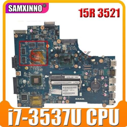 Original Laptop motherboard For DELL Inspiron 15R 3521 5521 Core I7 Mainboard VAW01 LA-9101P CN-00P55V 00P55V SR0XG 216-0842009