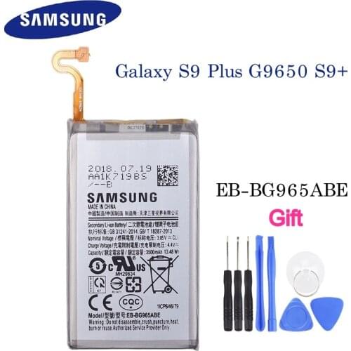 EB-BG965ABE 3500mAh Original Replacement Battery For Samsung GALAXY S9 Plus G9650 S9+ G965F EB-BG965ABE Phone Battery