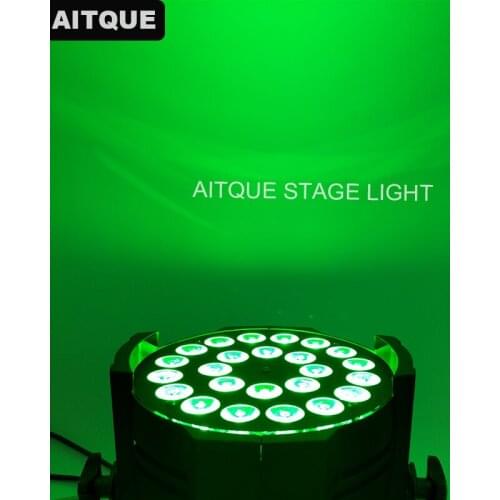 6pcs Dj equipment par 64leds rgbw 24x10w rgbw stage par lamp led par can 10W led par 64