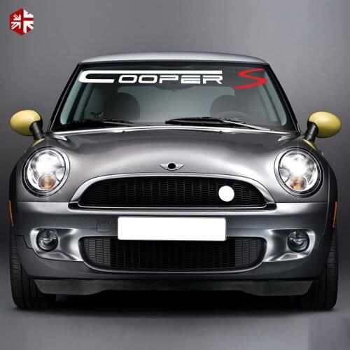 Reflective Car Front Windscreen Windshield Window Sticker For MINI Cooper S R50 R53 R55 R56 R57 R58 R59 R60 R61 F55 F56 F60 F54