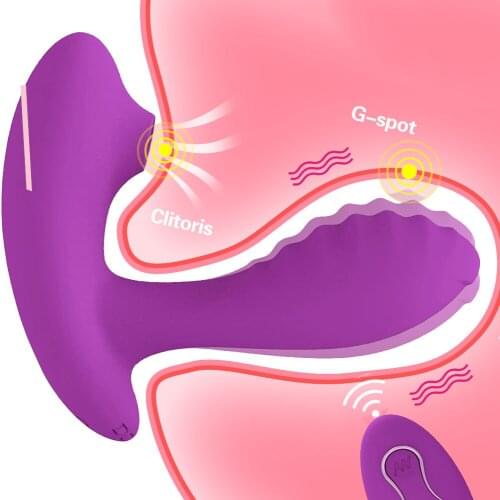 Vagina Sucking Vibrator Remote Control Dildo Oral Sex Suction Clitoris Stimulator Erotic Sex Toy for Women Female Masturbator