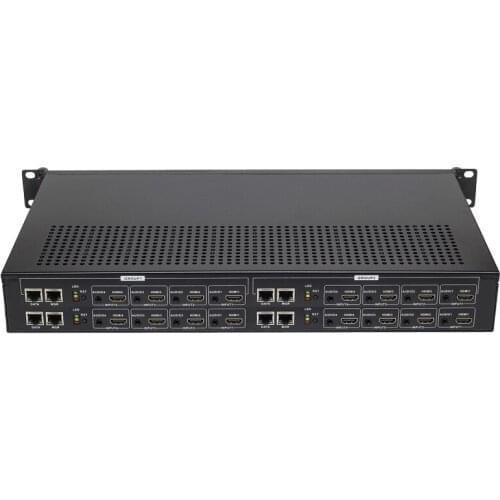 HWCODEC 1U H.264 H.265 16 Channels HDMI Output 1080P IPTV Video Encoder Compatible with ONVIF RTSP RTMP RTMPS SRT HTTP HLS