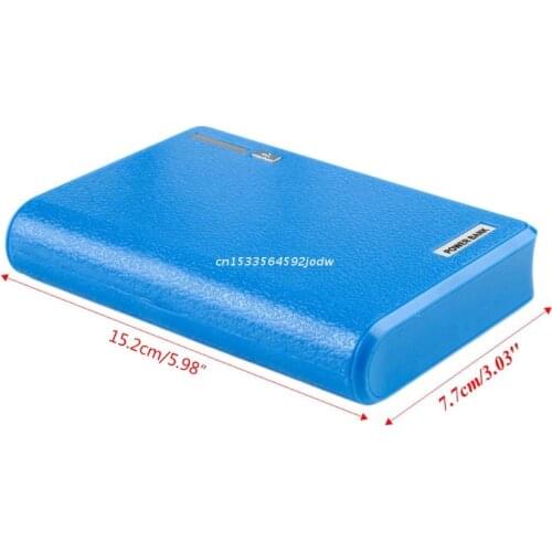 Dual USB Power Bank 4x 18650 External Backup Battery Charger Box Case For Phone Dropship