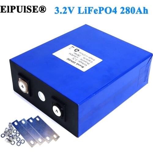 1pcs ElPUlSE 3.2V 280AH battery pack LiFePO4 12V 24V 280000mAh for E-scooter RV Solar Energy storage system Travel Batteries