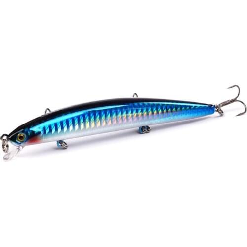 1pcs Laser Minnow Fishing Lures Hard Baits 13.5g 12.5cm ABS Plastic Aritificial Wobbler Crankbait Carp Bass Pike Fishing Tools