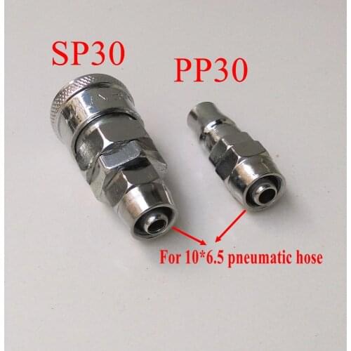 2set/lot Pneumatic Air Quick Connecting Coupler SP30+PP30