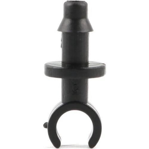 20pcs Micro Irrigation Pipe Fittings 4/7 Mm PE Hose Barbed End Caps Garden Hose Connector Drip Use Plugs