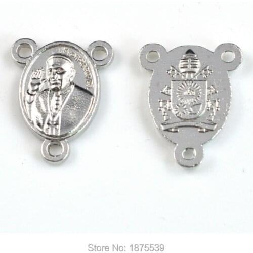 2016 catholic rosary center medal pope popular religious jewelry accessory