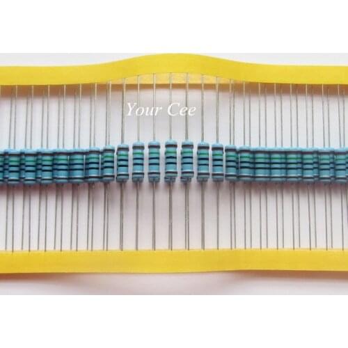 50pcs RoHS Lead Free Metal Film Resistor 1W Watts 15 K ohm 15KR 1% Tolerance Precision