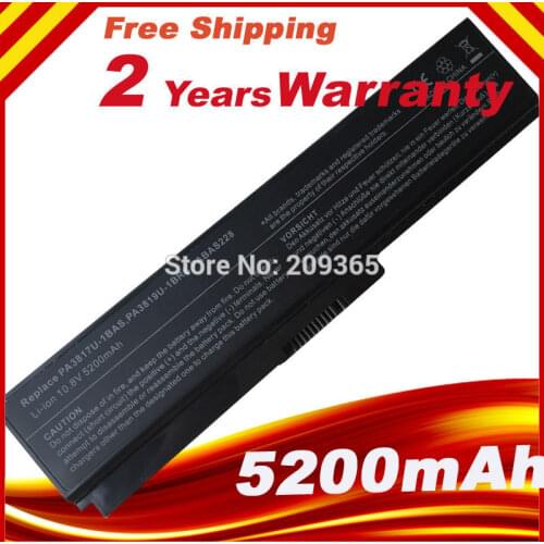 5200mAh 6 cells laptop battery for toshiba Satellite A665D C640 C640D C645D C650 C655 C655D C660 C660D