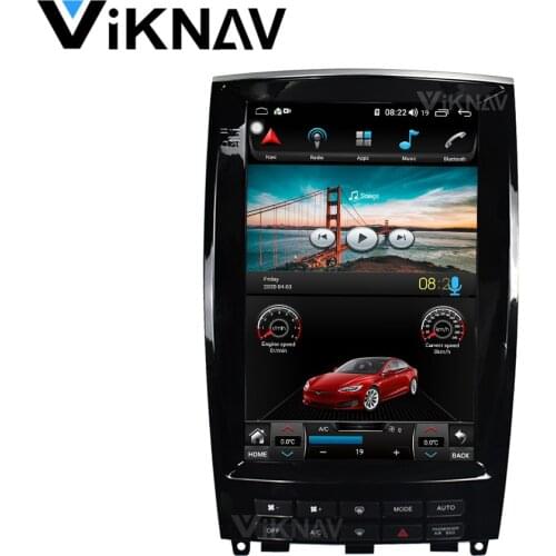 Car stereo autoradio Tesla style for infiniti QX50 EX25 2015 2016 2017 2018 2019 2020 car multimedia player GPS navi