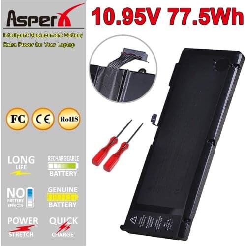 AsperX 10.95V 7070mAh A1382 Laptop Battery for MacBook Pro 15 A1286 2011 2012 Series MC723 MC721