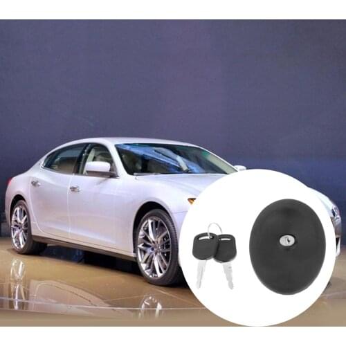 Locking Fuel Tank Cover Caps Replacement for Transit 3966745 Black Car Parts