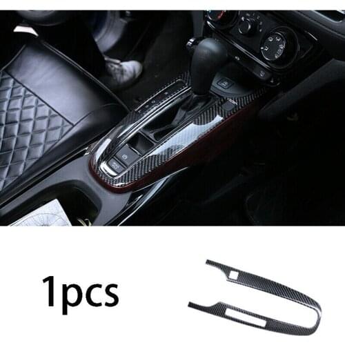 Real Carbon Fiber Central Console Gear Shift Frame Trim For Honda HR-V 2016-2020 Car modification Auto parts