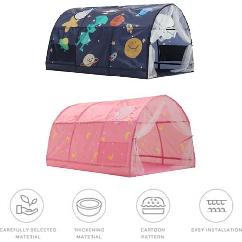 Stars Moon Bed Canopy Children Games Dream Tent Kids Play Tents Pop Up Playhouse For Kids Boys Girl L5