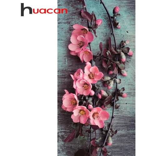 Huacan 5D DIY Diamond Painting Full Square Flower Diamond Embroidery Decoration Home Art Kits Sale