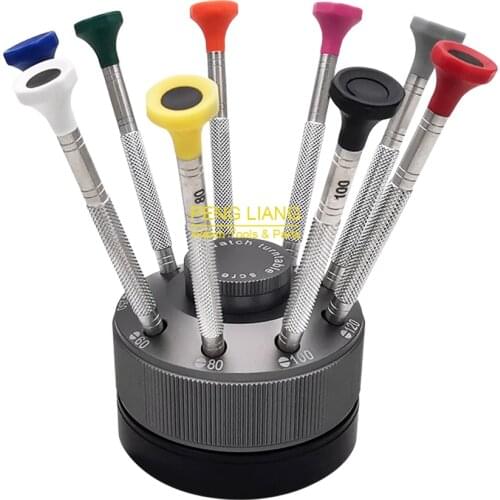 Watchmaker Tools, Watch Repair Tools, High Precision Screwdriver kit 9PCS with spare blades, on top quality screwdrivers