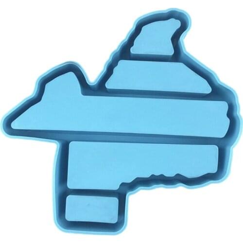 Cosmetic Storage Box Epoxy Resin Mold Makeup Tray Silicone Mould DIY Crafts Jewerly Organizer Casting Mold