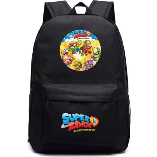 Mochila Kawaii Backpack Super Zings School Bags for Teenage Girls&Boys Cartoon BackPack Capacity Mochila Feminina
