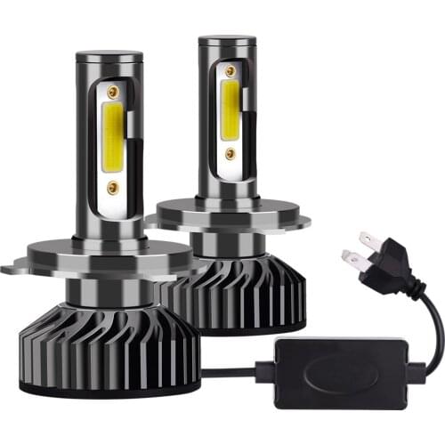 Mini Canbus lampada H4 H7 LED Car Headlight 12000LM 6500K Lamp H1 9005 HB3 9006 HB4 H8 H9 H11 Running Auto Fog Lights Bulbs