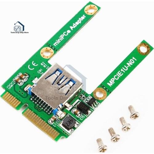 Mini PCI-E card slot expands to USB 2.0 interface adapter adapter card