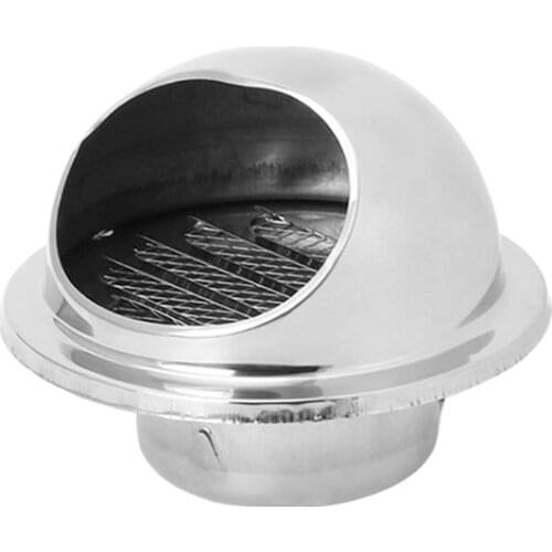 Wall Air Vent Grille Ducting Ventilation Extractor Outlet Louvres Hemisphere