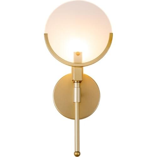 Nordic Wall Lamp Bedroom LED Wall Light Fixtures Home Lighting Stair Sconce Applique Murale Luminaire Back Mirror Lights