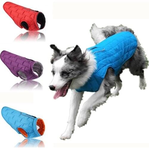 Dog Clothes French Dog Jacket Winter Pet Clothing Waterproof Reflective Coat ropa para perro For Small Medium Large Big Dogs