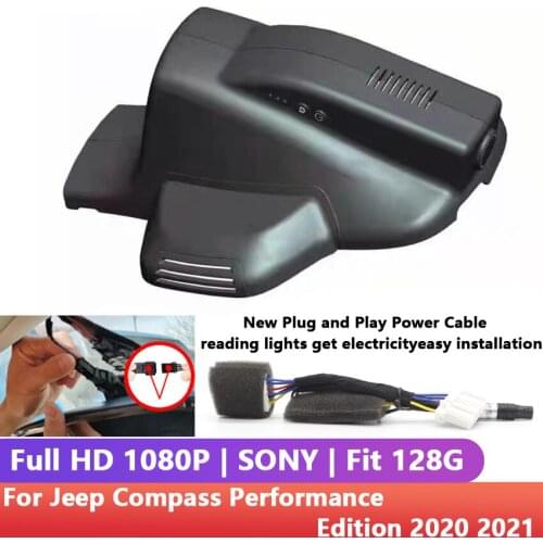 HD 1080P Easy to install Car Wifi DVR Driving Video Recorder Car Front Dash Cam Camera For JEEP Compass 200T 2019 2020 2021