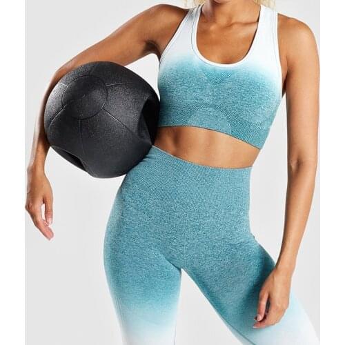 Women 2 Piece Set Sporty Bra And Leggings Woman Gym Sportswear Female Fitness Clothing