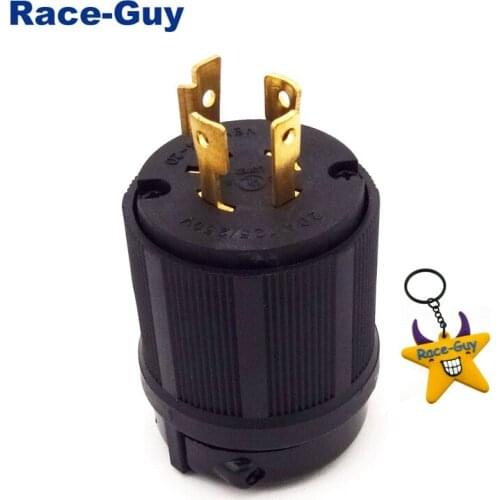 20A L14-20P 4 Prong Gas Gasoline Generator Locking Plug 125/250V UL Approval