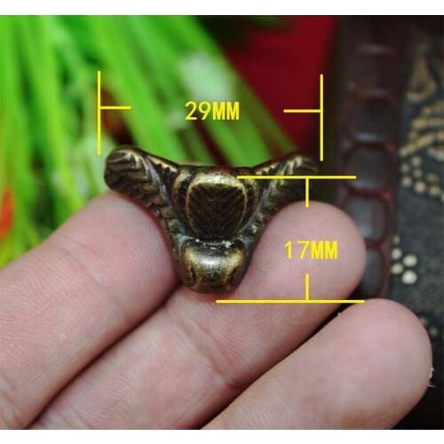 30pcs/lot Antique feet furniture feet foot wooden gift box / alloy foot decoration gadgets